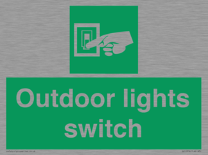 Outdoor lights switch